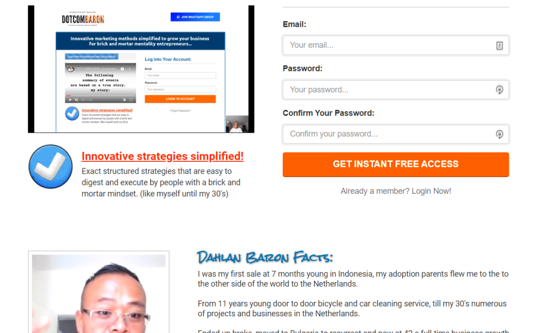 DotcomBaron Marketing and Sales Education